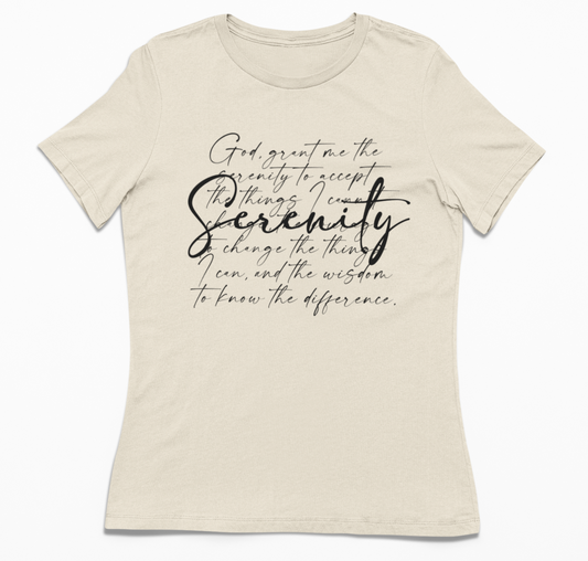 Women's Serenity Prayer Tee